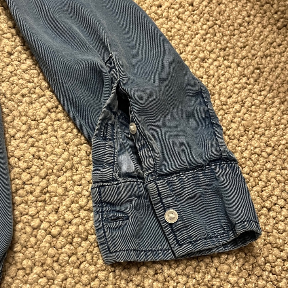 Banana Republic Blue Button-Down Shirt - Picture 6 of 16